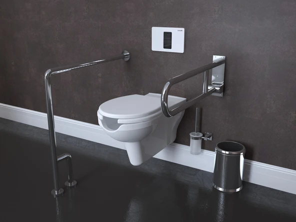 Creavit BD320 Bedensel Engelli Asma Klozet ve Yavaş Kapanan Kapak - Resim 2