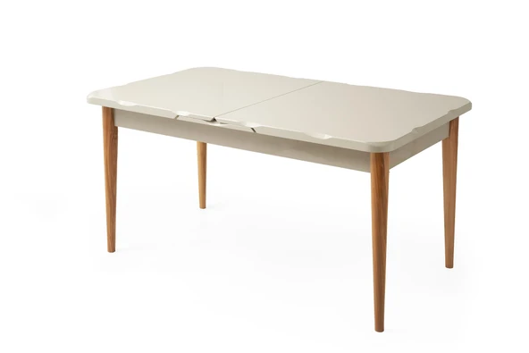 Duru Paris Mdf Lak Panel Açılır Yemek Masa Takımı 90x160 - Resim 2