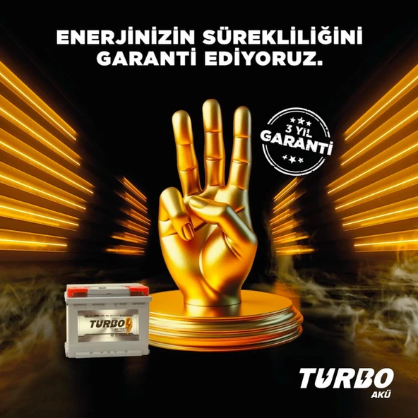 TURBO 74 AH. (72 AMPER UYUMLU) 600A (EN) (3 YIL PETLAS GARANTİLİ) (ÜRETİM TARİHİ: 2025) - 3