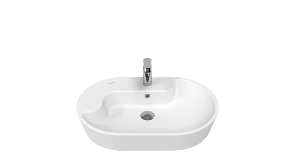 Creavit TP172 Topic Tezgah Üstü Çanak Lavabo 70 cm Beyaz ürün görseli