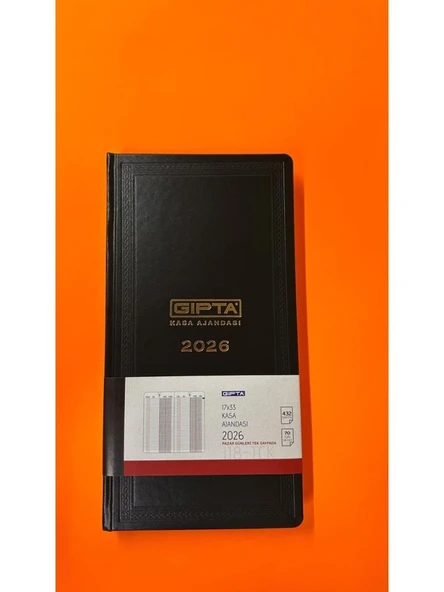 Gıpta 2026 Ticari Kasa Ajandası 17X33 cm 118-TCK - Resim 2