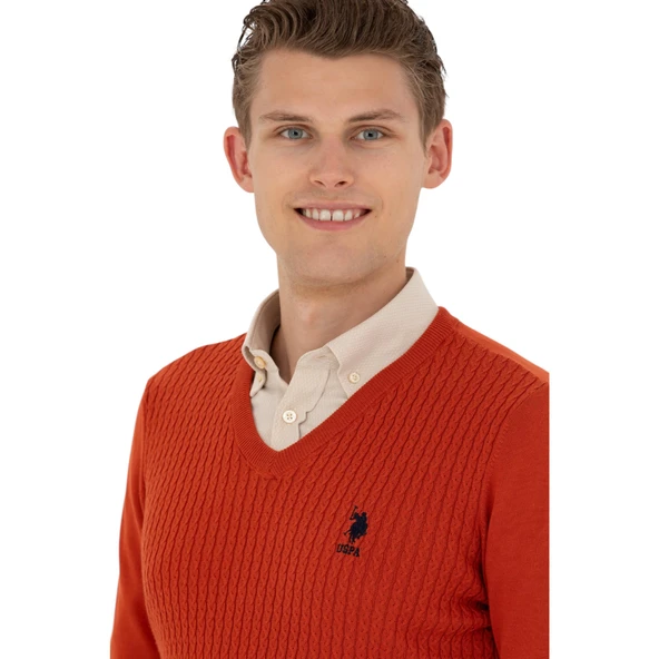 Erkek Kazak V Yaka Slim Fit 1629617 - 10