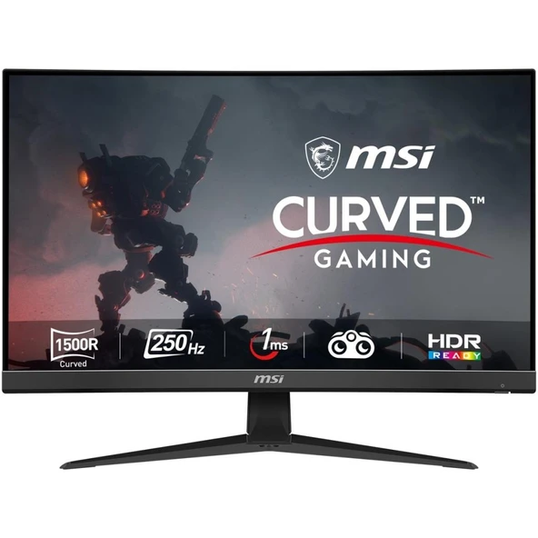 MSI G32C4X 31.5" 1 ms Full HD Curved 250 Hz Oyuncu Monitörü Teşhir - Resim 2