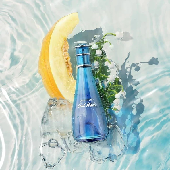 Davidoff Cool Water Woman EDT 200 ml Kadın Parfümü - Resim 3