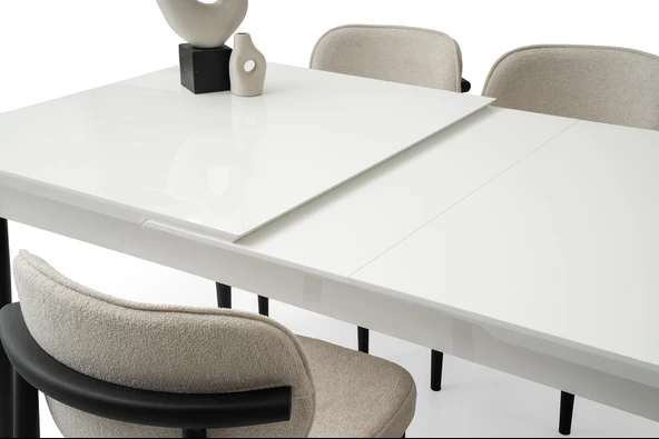 Tekno Polo MDF Açılır Mutfak Masa Sandalye Takımı 90x160 - Resim 5