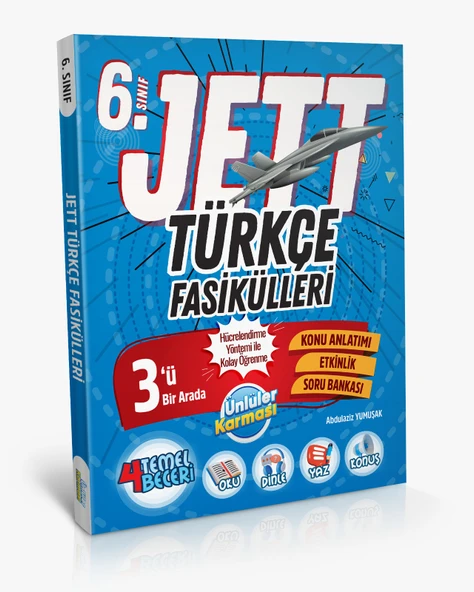 6.Sınıf Maarif Model Türkçe Jett Konu Anlatımlı Fasiküller + Sempatik Soru Bankası Seti 2025-2026 - Resim 3