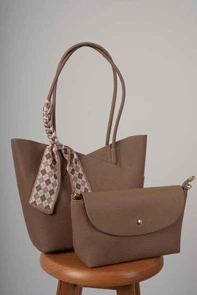 Kriste Bell Kadın Çanta Vizon 26763 - Resim 3