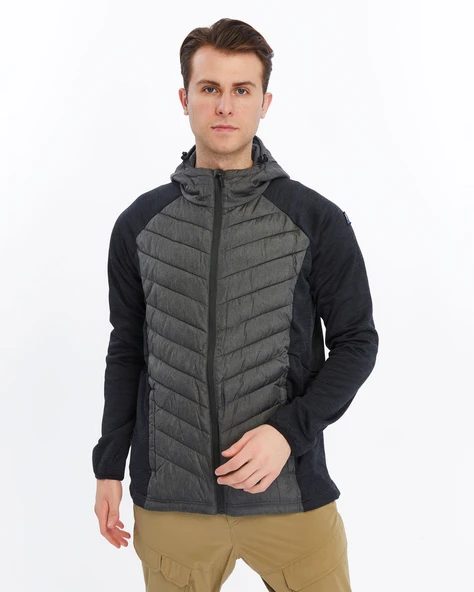 Mapamyumco Erkek Hybrid Ceket-SİYAH - Resim 12