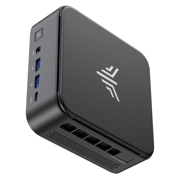 NiPoGi AMD-E3B-3 AMD Ryzen 7 6800H 32GB DDR5 Ram 512GB SSD Wi-Fi 6 BT 5.2 WINDOWS 11 Mini PC - Resim 2