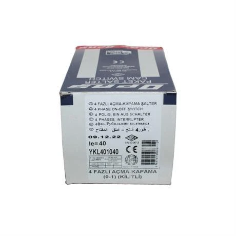 Opaş 4x40A 0-1 Aç-Kapa Kilitli Pako Şalter - YKL401040 - Resim 4