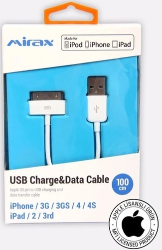 MİRAX SDE-4100 İPHONE/İPAD 30 PİN ŞARJ VE - Resim 2