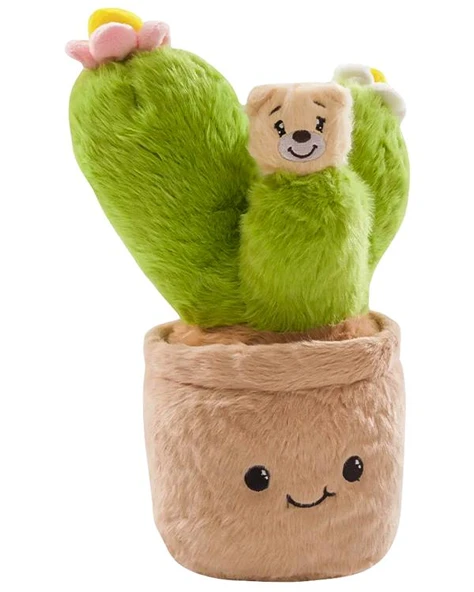 Selay Toys Kaktüs Krem Saksı 30 cm 9889