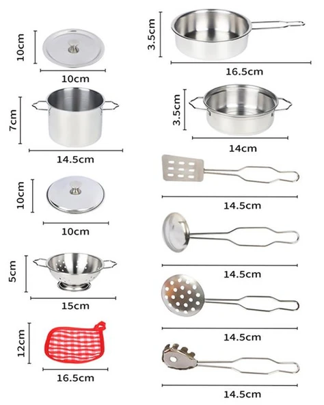 Vardem Çelik Tencere Tava Seti 11 Parça 38156 - 3