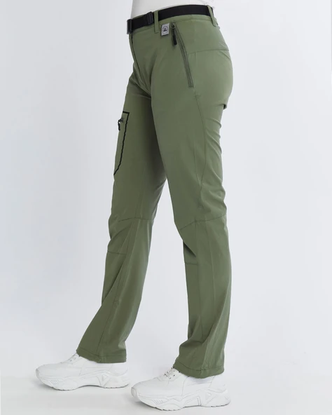 Mapamyumco Quick Dry Kadın Trekking Pantolon-YEŞİL - Resim 7