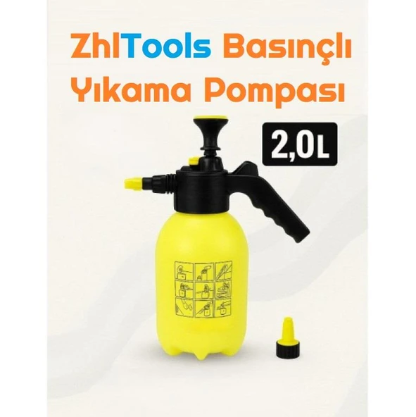 Zhltools Basınçlı Araç Yıkama Pompası 2 Litre ürün görseli