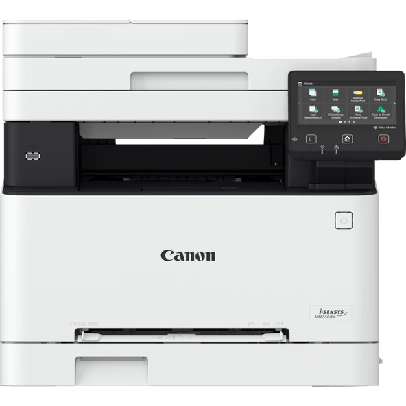 Canon MF655Cdw (5158C004AA) Wi-Fi + Fotokopi + Tarayıcı + Renkli Çok Fonksiyonlu Lazer Yazıcı ürün görseli 1