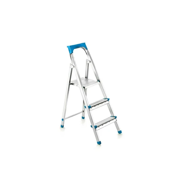 2+1BASAMAKLI METAL MERDİVEN Y: 60CM - 120KG.TAŞIMA KAPASİTESİ (5284) ürün görseli