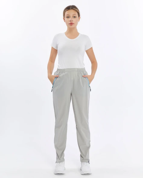 Mapamyumco Quick Dry Kadın Trekking Pantolon-GRİ - Resim 3