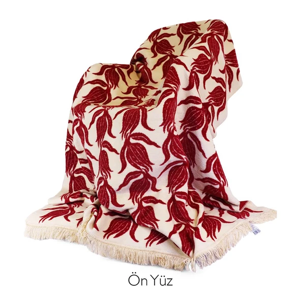 Bigghome Lalezar  Çift Kişilik Battaniye 200 x 220 cm - 7