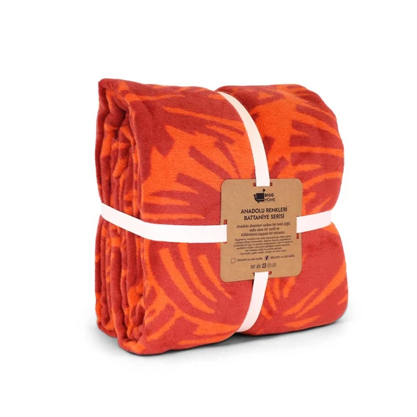 Bigghome Doğa Çift Kişilik Battaniye 200 x 220 cm - Resim 2
