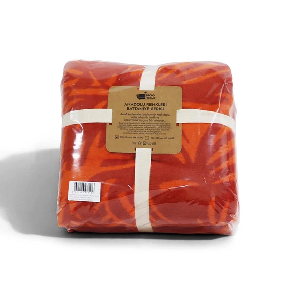 Bigghome Doğa Tek Kişilik Battaniye 150 x 200 cm - Resim 6