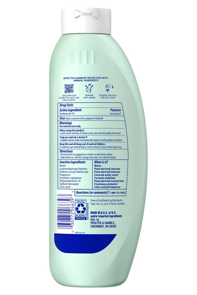Head & Shoulders Bare Pure Clean Kepek Şampuanı 400ML - Resim 2