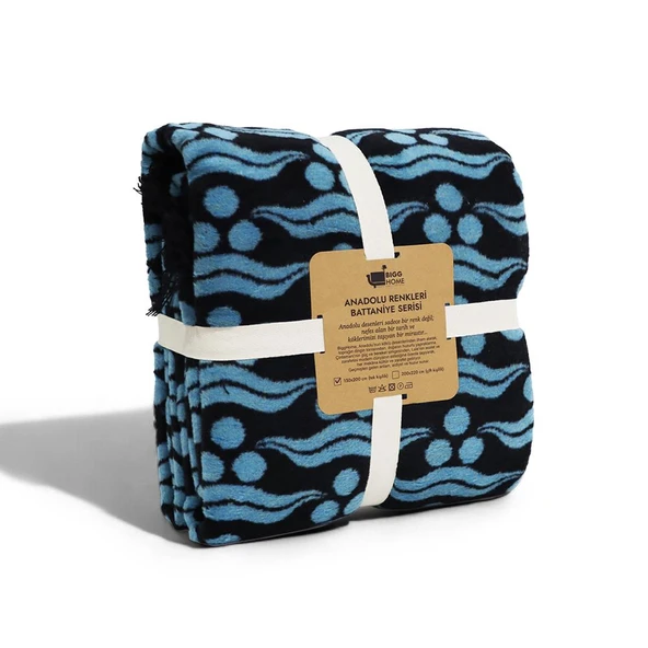 Bigghome Osmanlı Tek Kişilik Battaniye 150 x 200 cm - 2