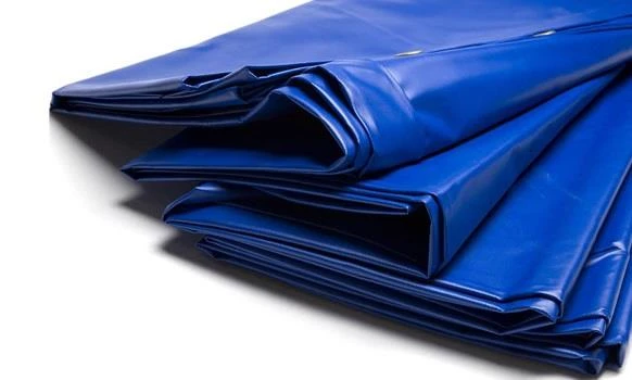 Polyester Mavi  Branda 650 gr / m²  Çadır Oto Branda 150 cm x 7 metre - Resim 2