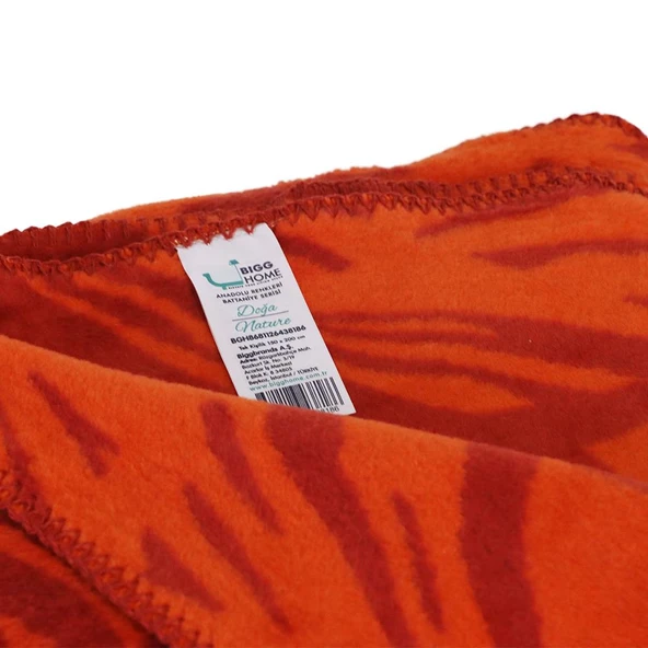 Bigghome Doğa Tek Kişilik Battaniye 150 x 200 cm - Resim 4