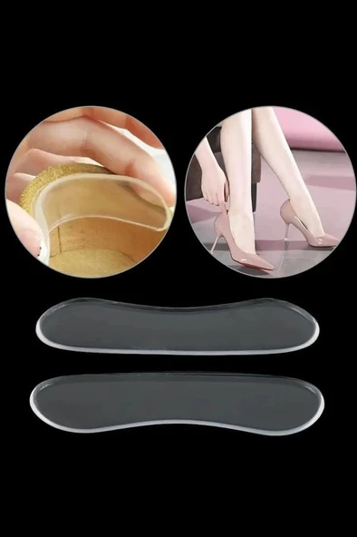 2li Ayakkabı Bot Ayak Vurma Önleyici Silikon Nasır Koruyucu Jel Bandı - Resim 2