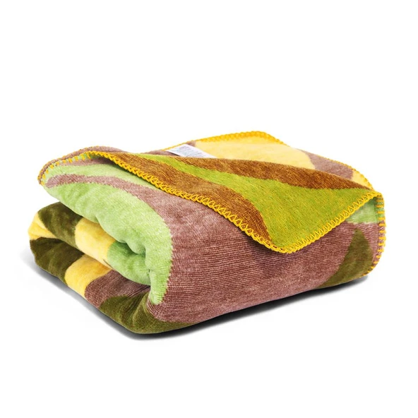 Bigghome Botanik Tek Kişilik Battaniye 150 x 200 cm - Resim 3