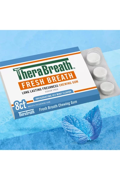 Thera Breath Icy Mint Nefes Ferahlatıcı Çiğneme Tableti 24 Adet - 2