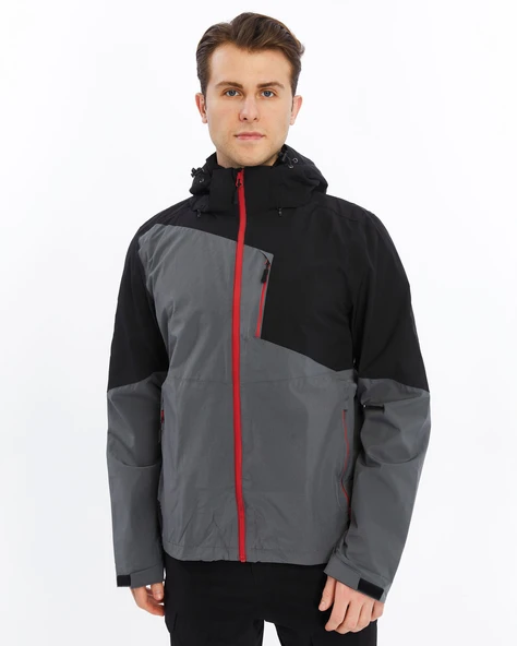 Mapamyumco Windbreaker Erkek Ceket-FÜME - Resim 2