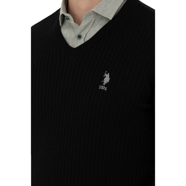 Erkek Kazak V Yaka Slim Fit 1629617 - 5