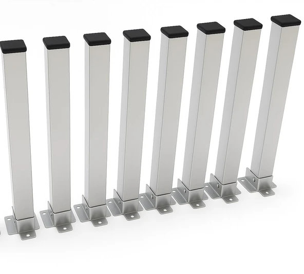 Teknor  8 Lİ Katlanır Metal Yer Sofrası Ayağı Yer Masası Ayağı 20 cm - 2