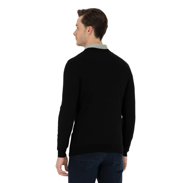 Erkek Kazak V Yaka Slim Fit 1629617 - 7