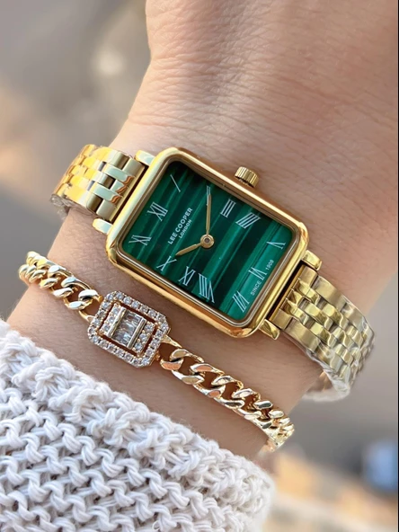 Lee Cooper Küçük Kasa Vintage Özel Tasarım 2 Yıl Garantili 3 Atm Kadın Kol Saati+Bileklik 08232.170 ürün görseli