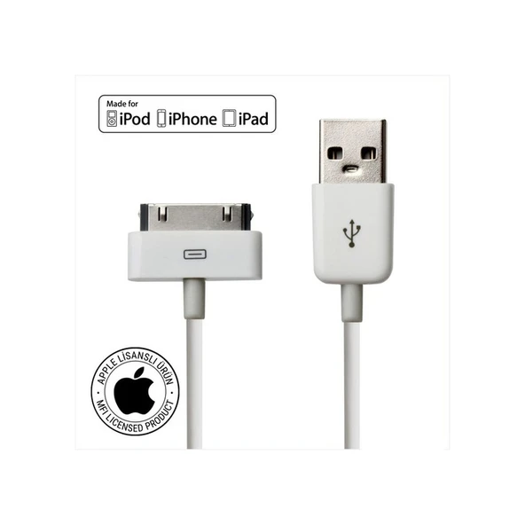 MİRAX SDE-4100 İPHONE/İPAD 30 PİN ŞARJ VE ürün görseli 1