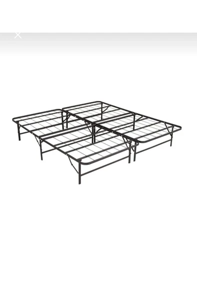 Katlanabilir Metal Karyola Çift Kişilik 135x190 cm Ebat - 2