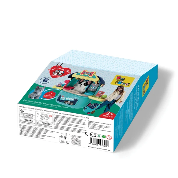 Ogi Mogi Toys Evcil Hayvan Oyun Seti Tekerlekli Çekçekli Sırt Çantası - Resim 9