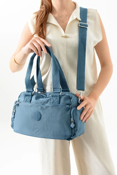 Bolsas Çapraz Askılı Kadın Çanta Mavi 1070 - Resim 2