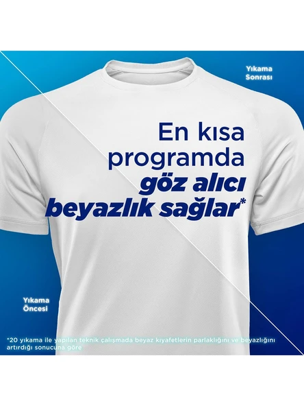 Omo Express Fresh Ultra Beyaz Sıvı Çamaşır Deterjanı 1480 Ml x 6 Adet - Resim 5