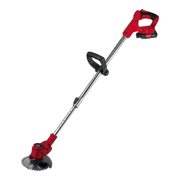 Yan Tırpan Elektrikli Şarjlı Çim Ot Biçme Kesme Rodex RDX9022 Li-on Çift Batarya Akülü 150 mm Disk - Resim 4