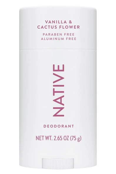 Native Vanilla & Cactus Flower Alüminyumsuz Stick Deodorant 75GR