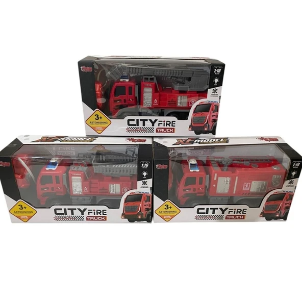 XF-789-210A-11A-12A UK 1 16 ŞARJLI IŞIKLI İTFAİYE ürün görseli