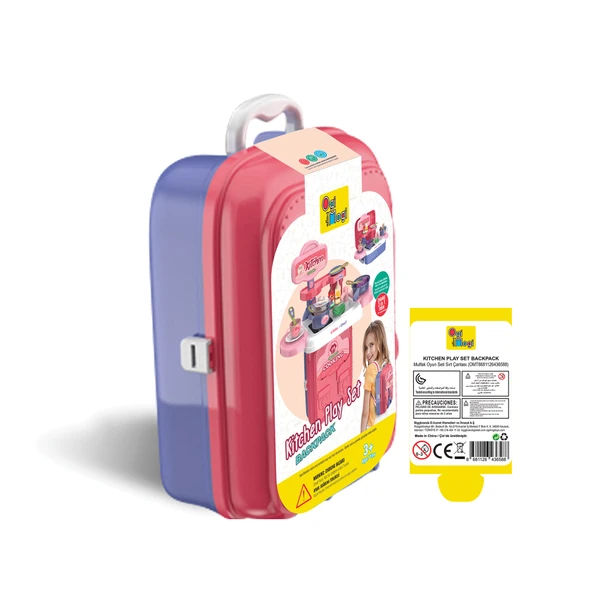 Ogi Mogi Toys Mutfak Oyun Seti 2’si 1 Arada Taşınabilir Sırt Çantası - Resim 7