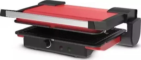 Troya By Hook TR-527 Çıkarılabilir Granit Plakalı 1800 Watt Tost ve Izgara Makinesi