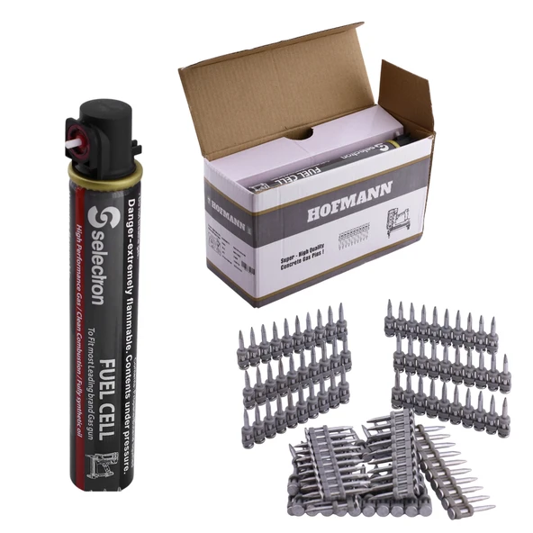 Gazlı Tabanca Çivisi 25 mm HGN-C25 / MGP26025 40 gram Gaz ve 1000 Adet Yedek Çivi 2.7 Kalınlık - Resim 2