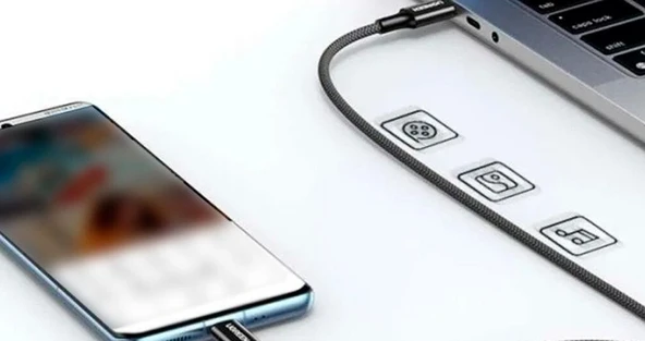 UGREEN USB-C 100W 5A QC PD Örgülü Hızlı Şarj Kablosu, 1 Metre, Siyah, 65249 - 2