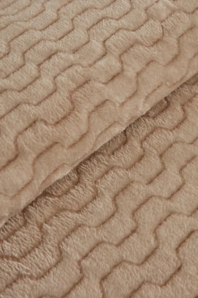 Raunda Çift Kişilik Wellsoft Battaniye Ekru - Resim 4